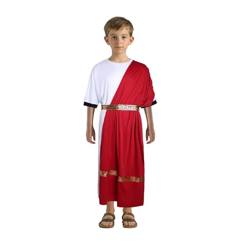 Disfraz Toga Griega para Niños Colongsou miniatura 6
