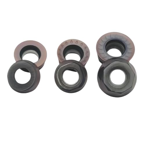 Juego de 10 insertos carburo para torneado externo miniatura 1