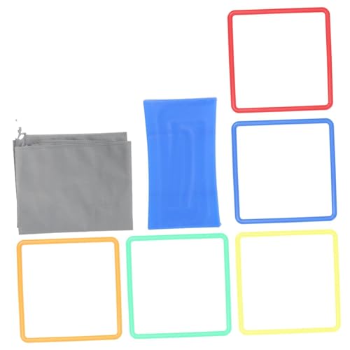 KESYOO Plastic Squares Ring and Girls' Active Entertainment Multi-Plastic Rings Outdoor/Indoor Family Fun