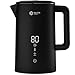 Produktbild Balter Edelstahl Wasserkocher mit Temperatureinstellung, 40°C-100°C, Doppelwand, BPA frei, 1,5L, Schwarz, WK-11BL-LCD