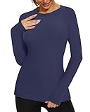 【Haut thermique pour l'automne/hiver】 Convient pour un usage quotidien, à combiner avec des jeans, des vêtements de détente, du business casual, des leggings, des uniformes comme couche de base. En hiver froid, vous pouvez le porter sous un pull, un cardigan et une veste. Sous-vêtements thermiques pour femme pour la maison et le sport en automne et en hiver.