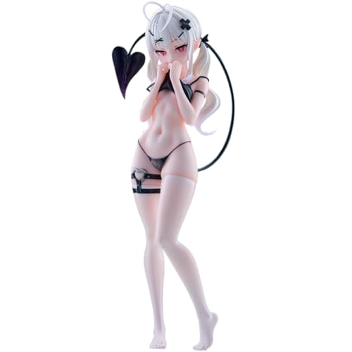 QAHEART Anime Illustration ShinomiyaKanna Figure Cartoon Model Statue Sister Charlotte Figure Original Art Painting Figures Desktop Ornament