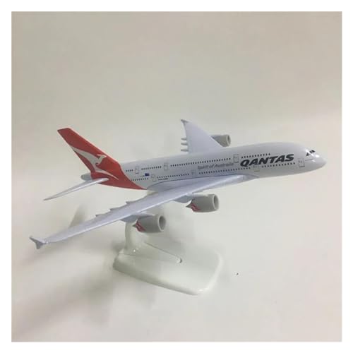 Modelo de avión Qantas A380 escala 1:300 en metal resistente que soluciona espacio de colección