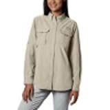 Columbia Women's Bahama Long Sleeve Shirt, Fossil, Small