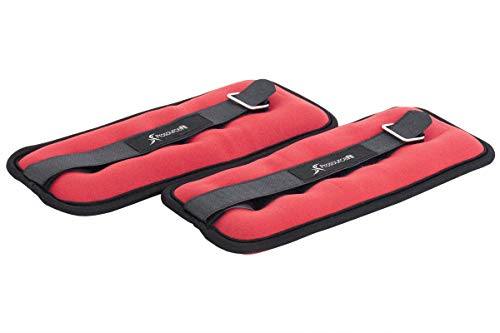 ProsourceFit Ankle Wrist Weights 1.5 lb. - Red - Thumbnail 2
