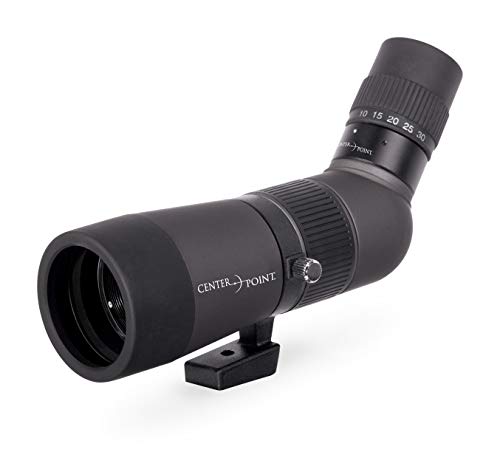 CenterPoint Optics CPSPTS 10-20 x 50mm Spotting Scope, Tripod And Case Black