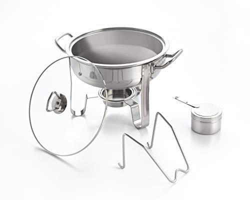 Excelsteel 4-Quart Heavy Duty Professional Stainless Chafing Dish