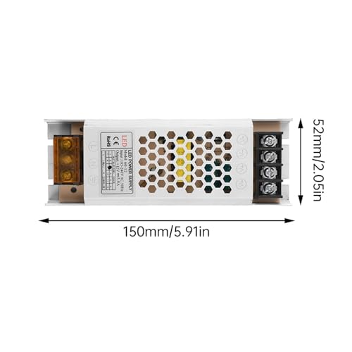 Alimentation stabilisatrice de tension pour LED, transformateurs d'éclairage 100W - 5