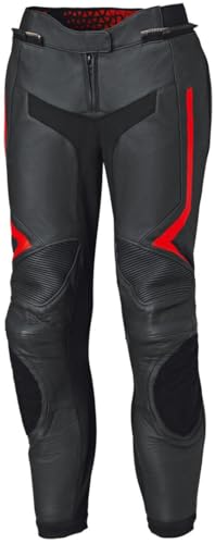 Held Street Rocket 4 Damen Motorrad Lederhose, schwarz/rot, 36