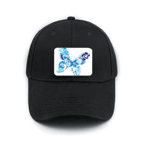 Casquette bleue animal graffiti réglable pour un confort quotidien optimal