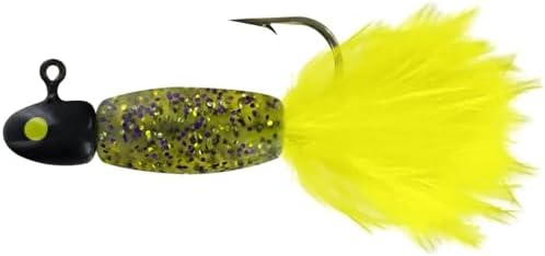 Big Bite Baits 1.5" LINDNER PANFISH Special/Wildcat/Chartreuse (5 Pack + Card)