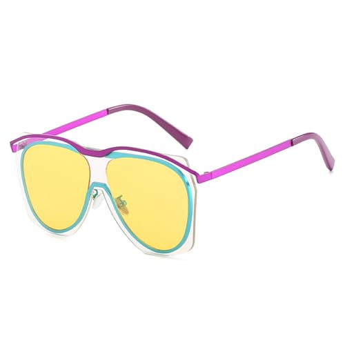 Lunettes de soleil surdimensionnées masque avec vision panoramique nette