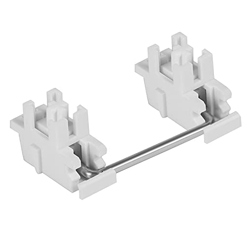 ZugGear White Plate Mount Stabilizers 2U 6.25U 7U for Cherry...