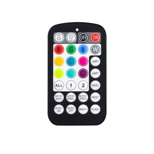 Image of AZIMOM 28keys Remote Control of Twinkle &Sound Activated Dual Color Version 20W 50W Starlight Motor Light Source