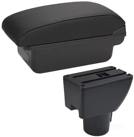 Car armrest for Hyundai for Getz Armrest for Hyundai for Getz Car Armrest Box Retrofit Parts Dedicated Center Storage Box Car Accessories(C2 Black LINE NO USB)