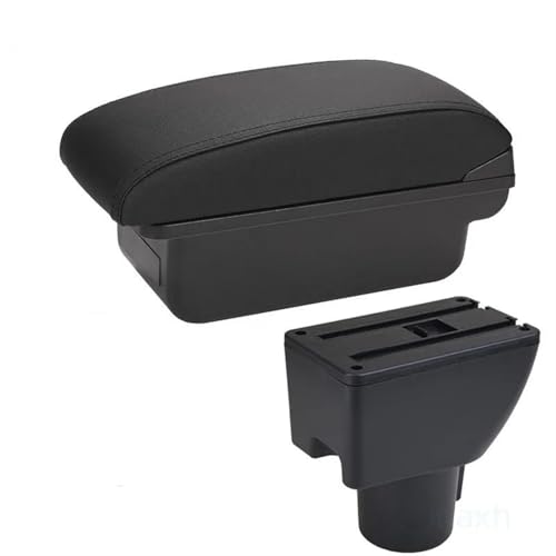 Car armrest for Hyundai for Getz Armrest for Hyundai for Getz Car Armrest Box Retrofit Parts Dedicated Center Storage Box Car Accessories(C2 Black LINE NO USB)