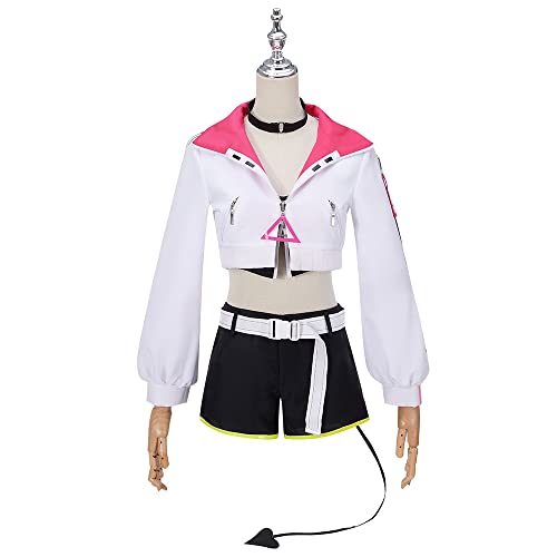 Weixu Tokoyami Towa Cosplay Costume Sport Uniform Daily Dress Suit with Tail Halloween Outfit for Men L