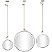 Deco 79 Metal Wall Mirror Set of 3