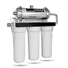 Onder de gootsteen drinkwaterfiltratiesysteem, NSF/ANSI 42 gecertificeerd, met speciale geborsteld nikkel kraan…