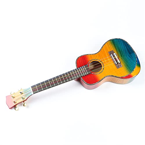 KERREY Ukulélé Soprano 24 Pouces Ukulele Rainbow Color Tiger Motif Maple Nylon Four-String Ukulele Instrument Petite Guitare Ukulélé Voyage - Les Beatles, Paul McCartney, John Lennon, RIngo Starr, George Harrison KERREY Ukulélé Soprano 24 Pouces Ukulele Rainbow Color Tiger Motif Maple Nylon Four-String Ukulele Instrument Petite Guitare Ukulélé Voyage – Image 6