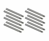 Ewatchparts 12-13.6mm Screw Compatible With Men's Rolex Oyster Watch Band Link 13.7mm Length Stainless Steel