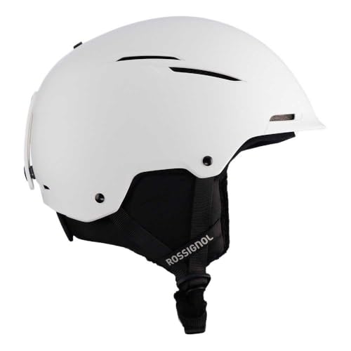 Casque snow Rossignol Templar Impacts blanc pour femme en taille S/M sur les pistes de ski