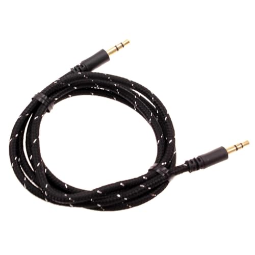 Cable Auxiliar Selna 3.5mm Braided Negro 1 m miniatura 1