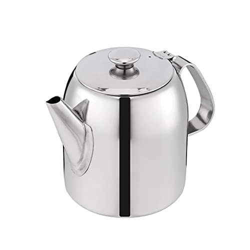 OZBMA Tetera de Acero Inoxidable para cafetera con Filtro, Compatible con Estufas, cocinas, Bares y cafeterías (Talla única)