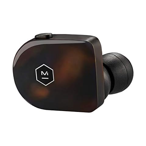 Master & Dynamic MW07TS MW07 True Wireless Earphones - Bluetooth Enabled Noise Isolating Earbuds - Lightweight Quality Earbuds for Music, Tortoiseshell Cover