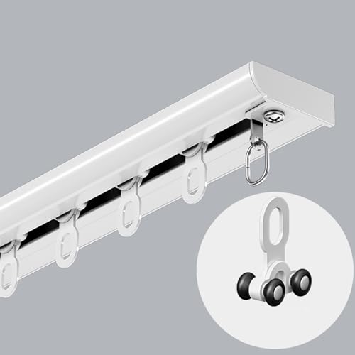 Rail de plafond robuste de 3,4 m pour éliminer les blocages de rideaux