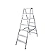 Produktbild Euroline Alu-Stufenstehleiter beidseitig begehbar, 6190007