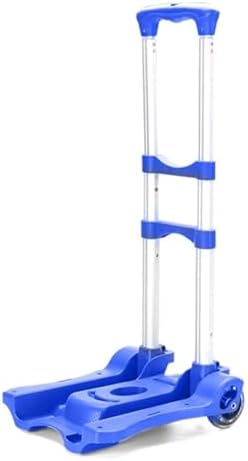 Heavy Duty Foldable Hand Trolley Cart - Portable Truck Barrow for Travel Luggage, Shopping, Camping, Gardening & Home Use