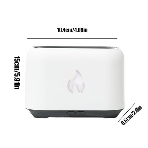 Diffuseur d'arômes effet flamme avec brume 3D, l'idée cadeau relaxation - 3