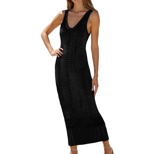 Vestido de playa bohemio para mujer traje de baño playero holgado y ropa de resort