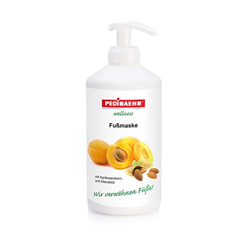 Preisvergleich Produktbild PediBaehr Fußmaske mit Aprikosenkern- und Mandelöl, 500ml Pumpspender