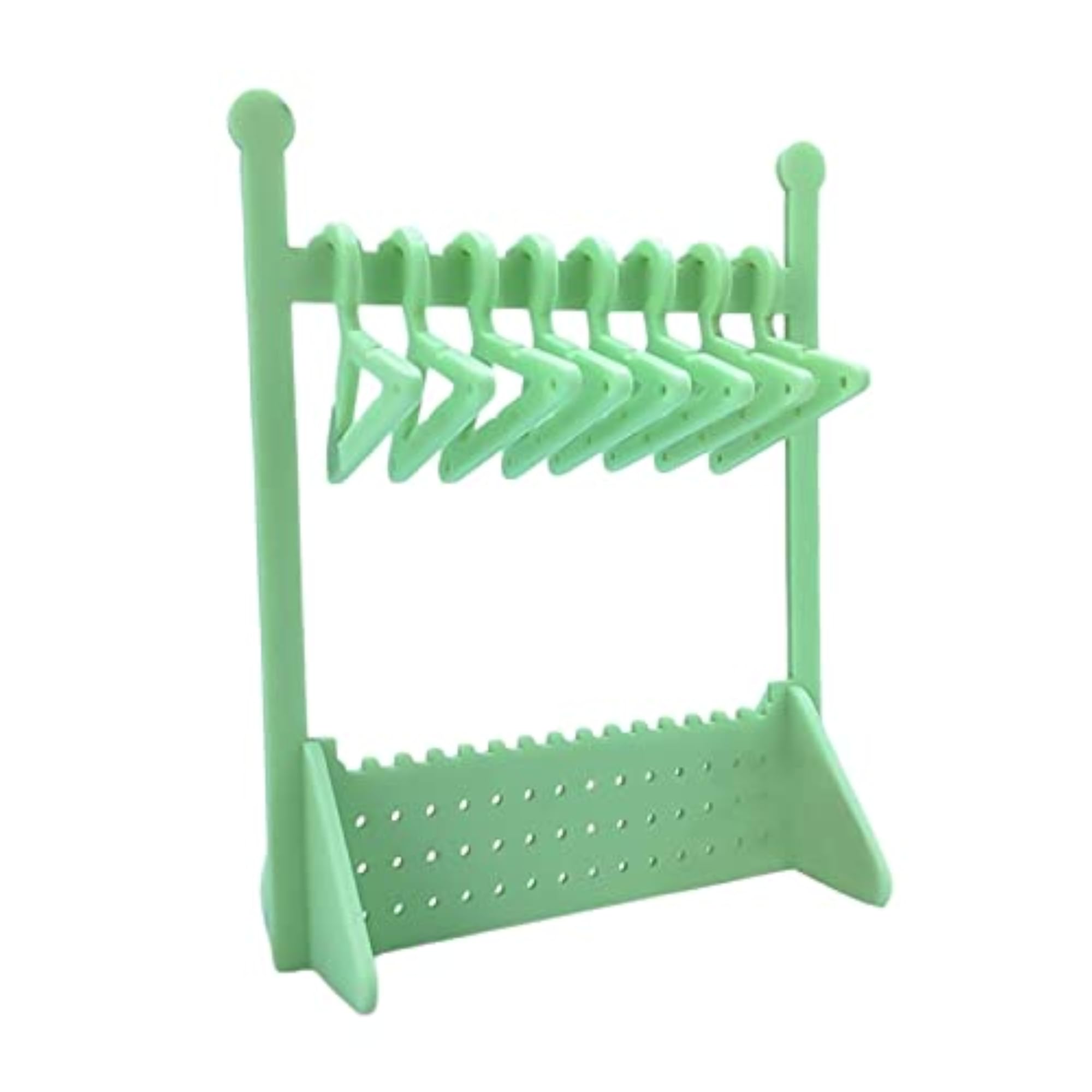Green Tabletop Earring Display Rack for Jewelry Showcase