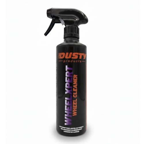 Dusty - Limpiador de llantas, sin ácido, Limpia Llantas para Coche Moto Elimina Suciedad Incrustada Limpiador Llantas Disco Freno | WheelXpert 500 ml