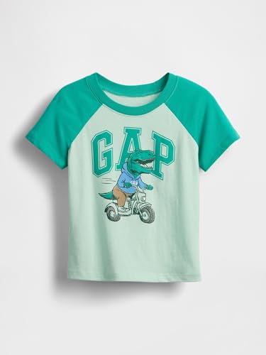 Image of Gap Baby Boys' Short Sleeve Raglan Logo Tee