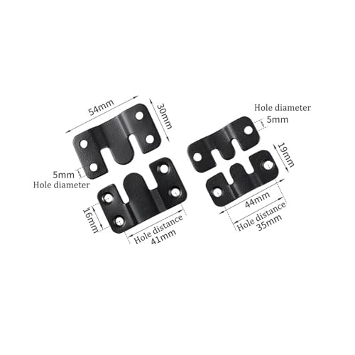 2 Set Stainless Steel Interlock Hanging Buckle Flush Mount Bracket Furniture Connector Wall Picture Frame Hanger(Silver,54*30mm)