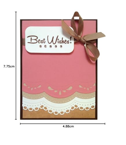 Spellbinders A2 Scalloped Borders One - Plantillas de cenefas (0,8-13,7-0,5 x 15,2 cm, 7 Unidades)