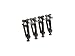 Kohler K-18416-NA Adjustable Feet, Black