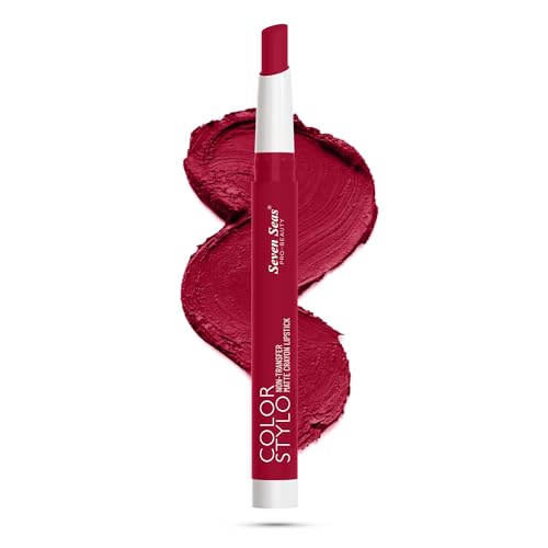 Image of Seven Seas Color Stylo Non Transfer Matte Crayon Lipstick Matte Finish | Waterproof |Long Lasting |Lasts Up to 24 hours (Pink Jam)