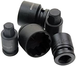 US Pro 5 Pc 1/2" Dr 12 Point Hub Impact Socket & Bit Set for VAG Vehicles 2085