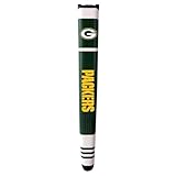 Team Golf NFL Green Bay Packers Golf Putter Grip with Removable Gel Top Ball Marker, Durable Wide Grip & Easy to Control