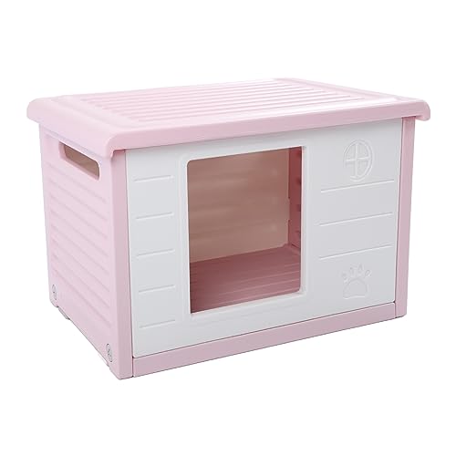 Casa para gatos ao ar livre, casa para gatos selvagens à prova d'água com design de fivela, cama pa