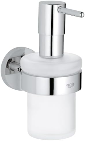 Grohe 40448EN1 Essentials Soap Dispenser With Holder, Brushed Nickel image 4