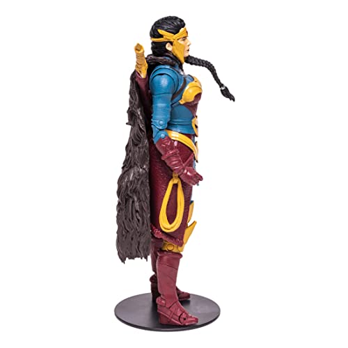 McFarlane Toys, 7-Inch DC Endless Winter Wonder Woman Action Figure with 22 Moving Parts - Image 4