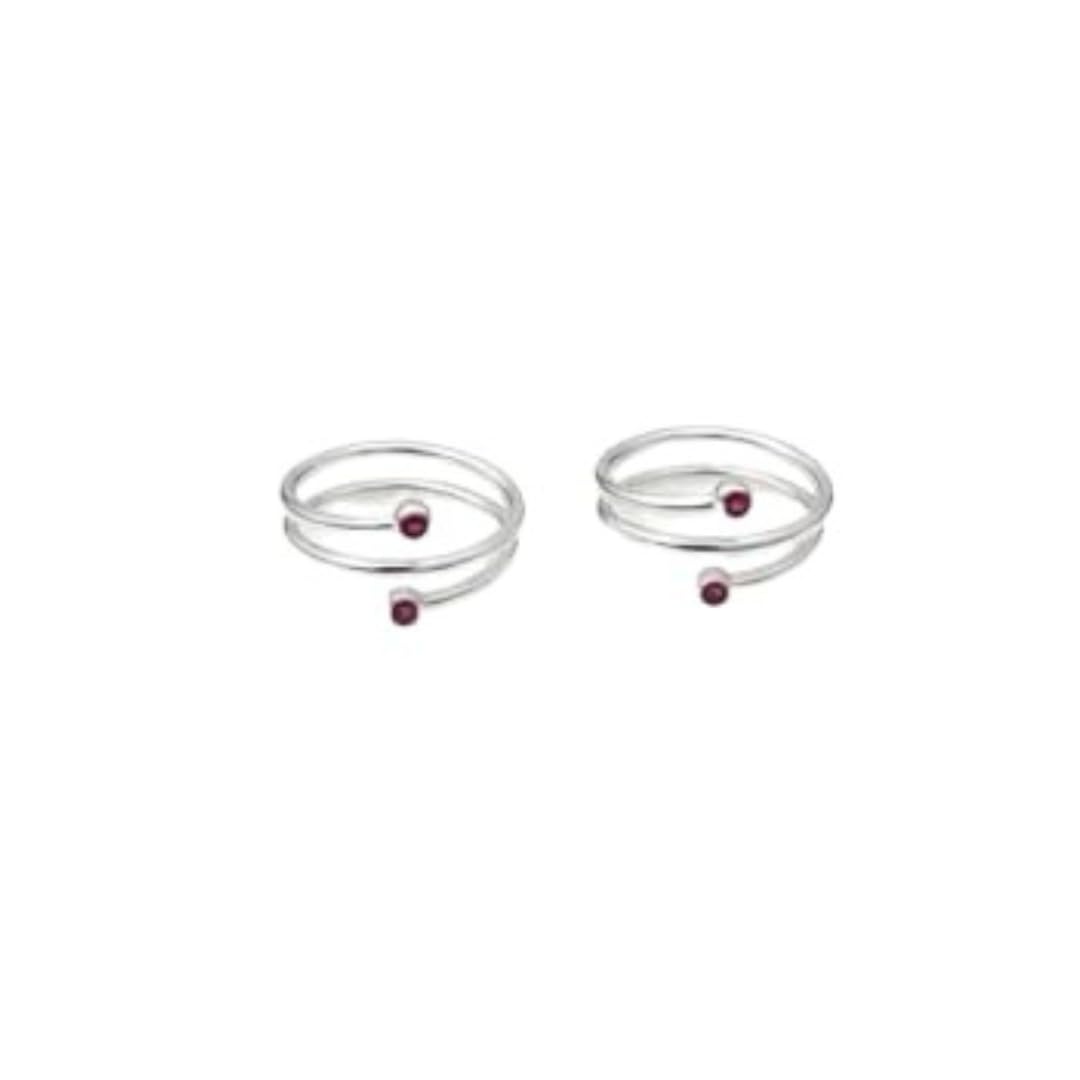 Pure Silver Toe Rings for Women & Girls | Pure Silver Comfortable Toe Rings | Elegant Jewelry Gift for Birthday & Occasions-image-30