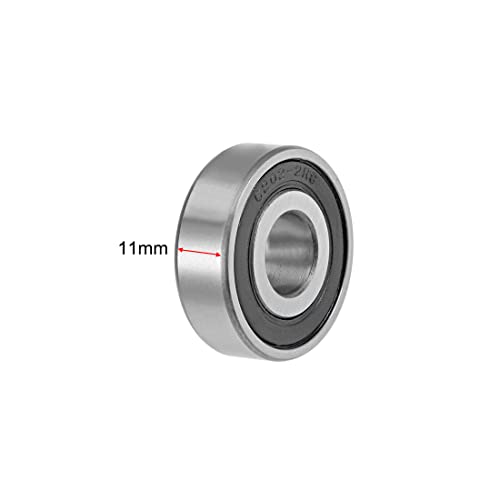 Rodamientos de bolas uxcell de acero cromado ABEC-1 de alta precisión para motores de modelismo 3