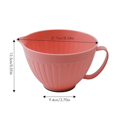 Tazón multipropósito con asa larga color rosa miniatura 4
